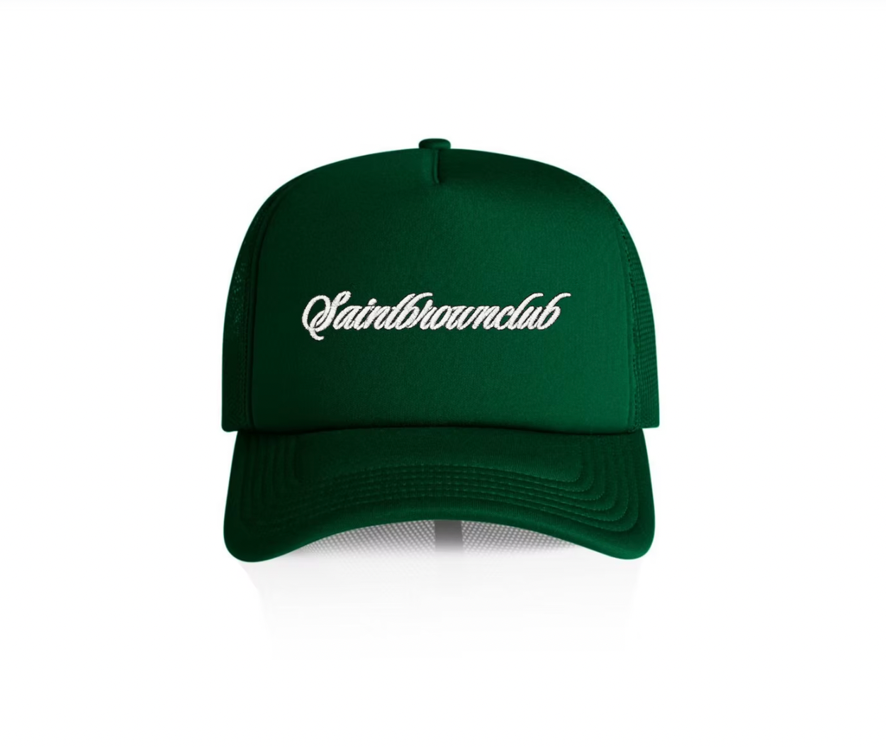 Foam Trucker Cap Pine Green × Off-White