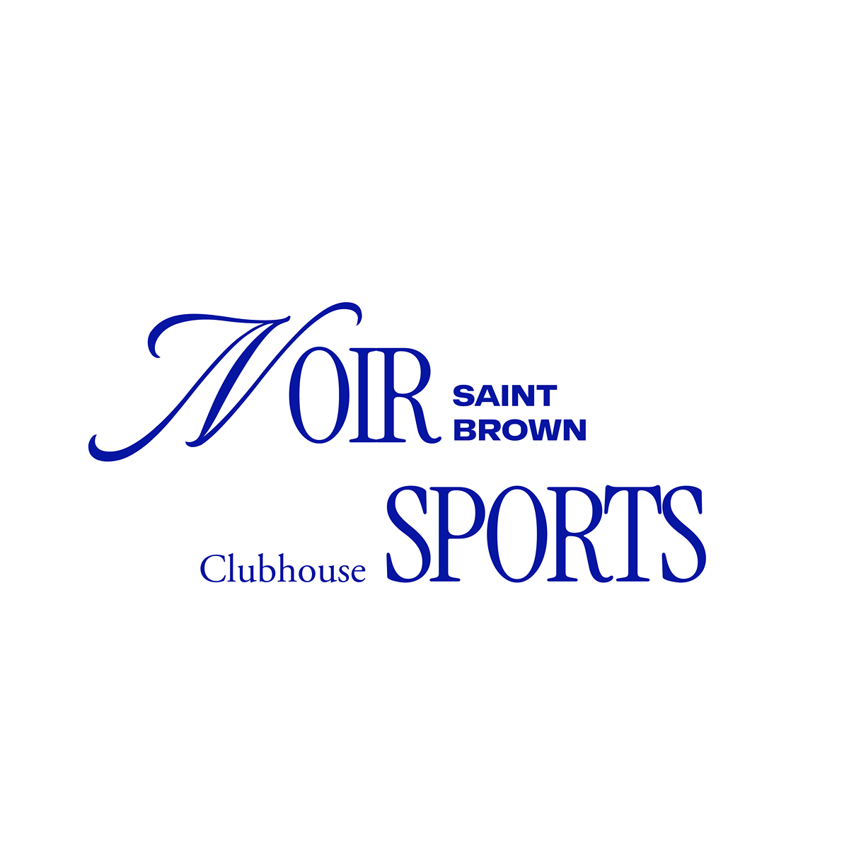 Noir Saint Brown Sports Tee - Members Limited Edition