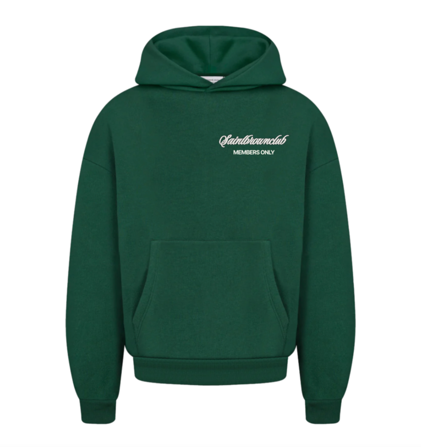 MEMBERS ONLY | Boxy Cropped Hood Pine Green image 1