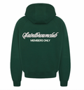 MEMBERS ONLY | Boxy Cropped Hood Pine Green image 0