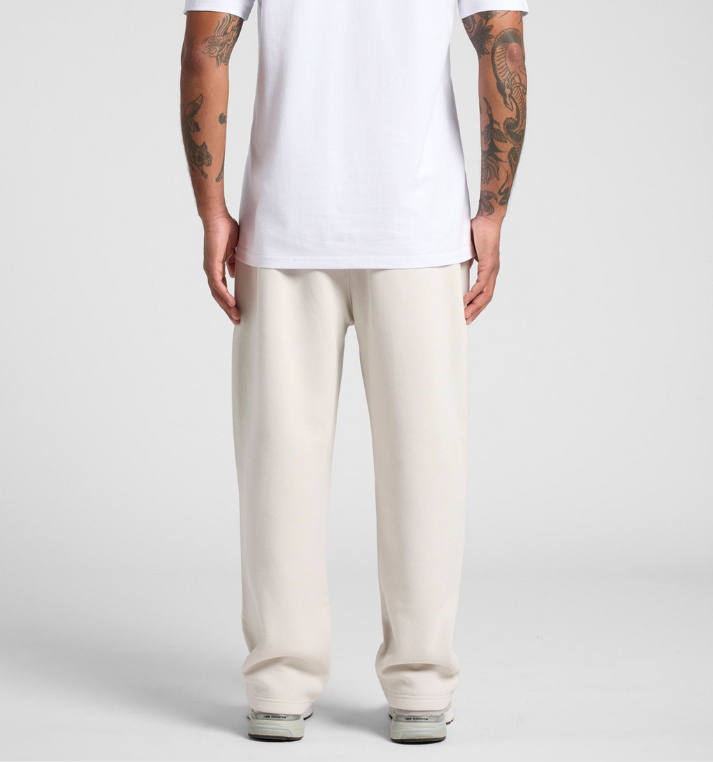 HOSBSOCIETY | Relax Cuffless Joggers x Off-white, Forest Green Embroidery logo image 3