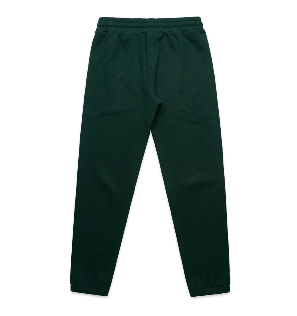 HOSBSOCIETY | Stencil Joggers Pine Green Rib Cuffs image 1