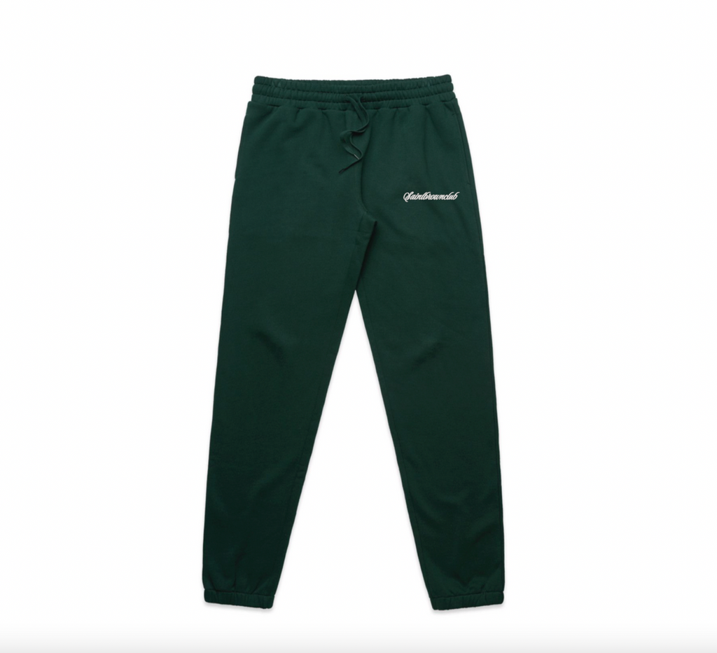 Saint Brown Ribbed Joggers by Saintbrownclub