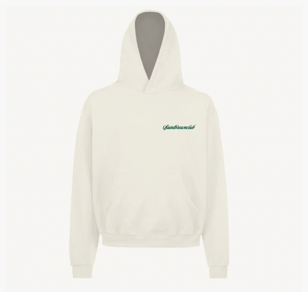 Off-white/Salt Hoodie by Saintbrownclub
