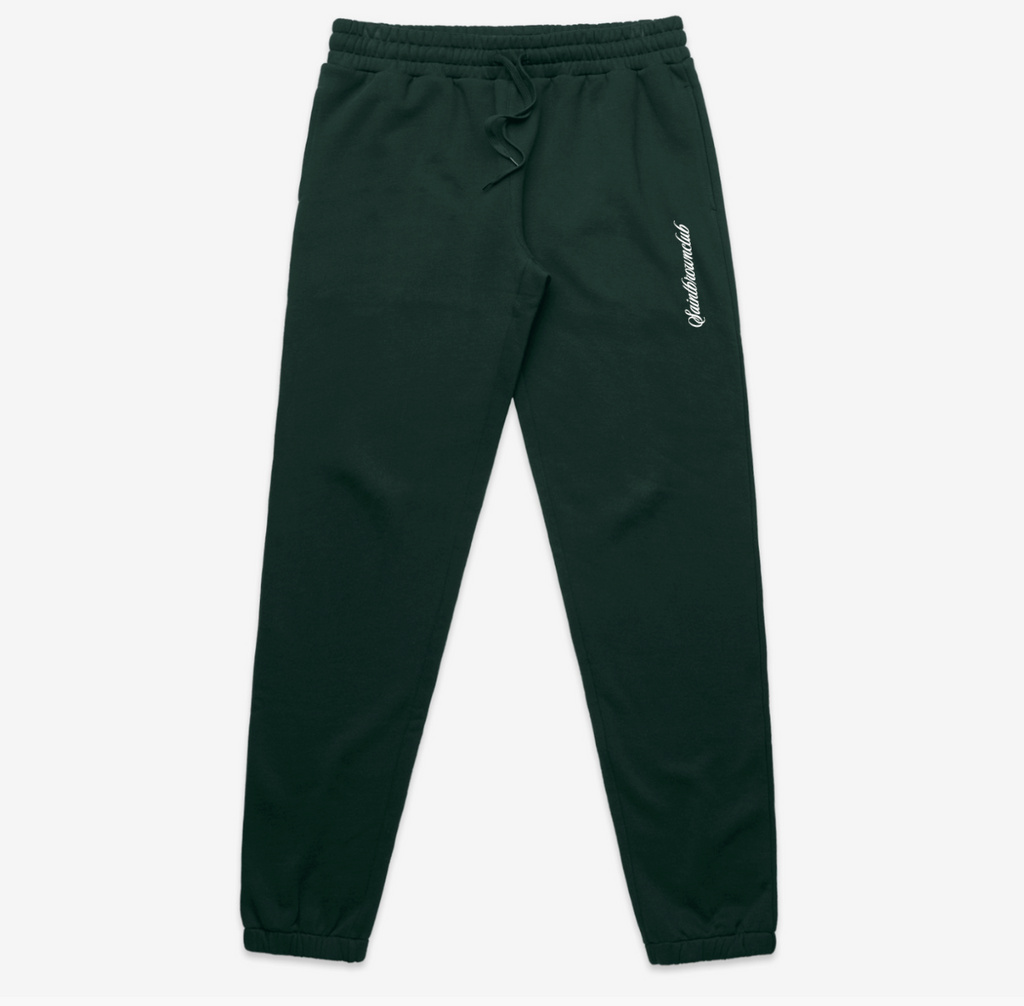 Quiet Comfort Track Bottoms, Forest Green