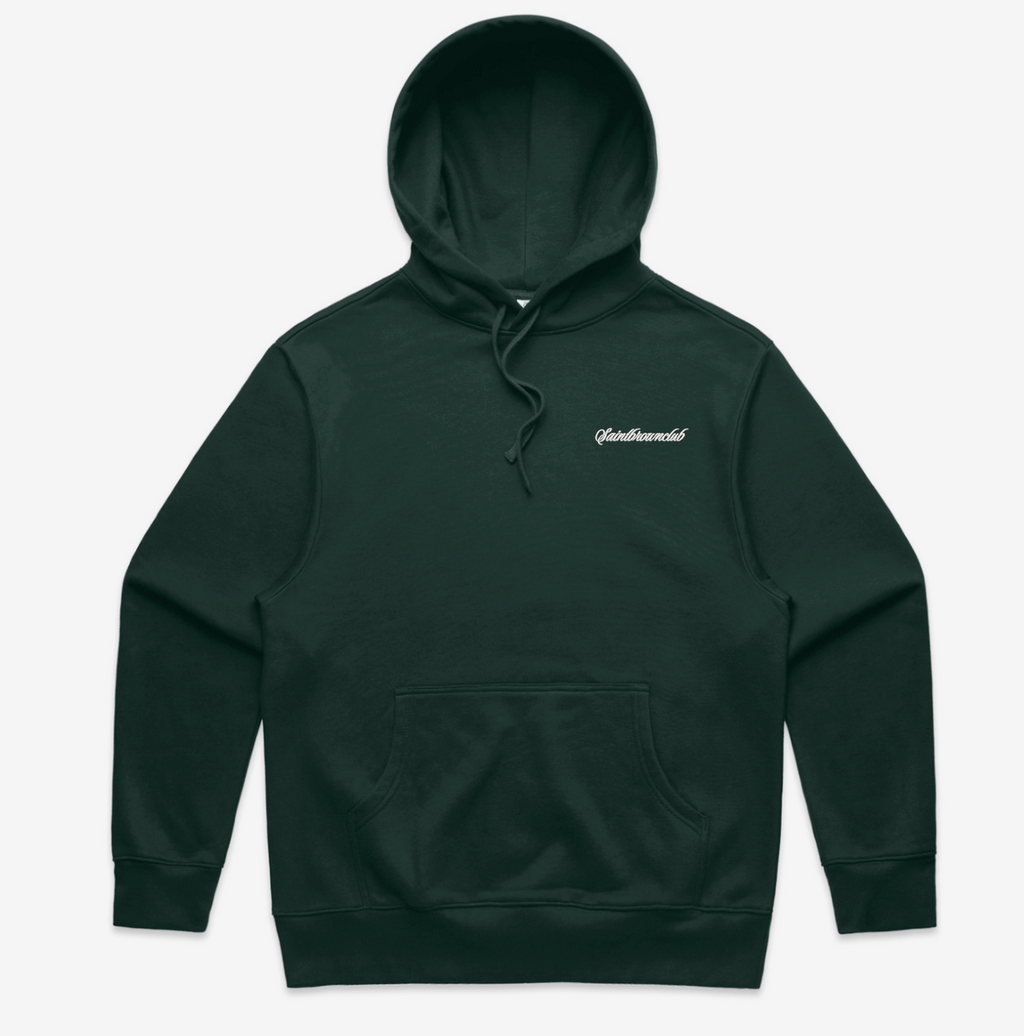 Quiet Comfort Hoodie, Forest Green, Heavy Hood