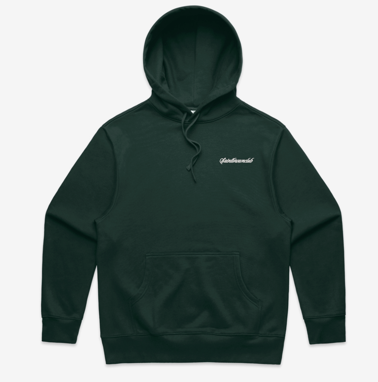 Quiet Comfort Hoodie, Forest Green, Heavy Hood