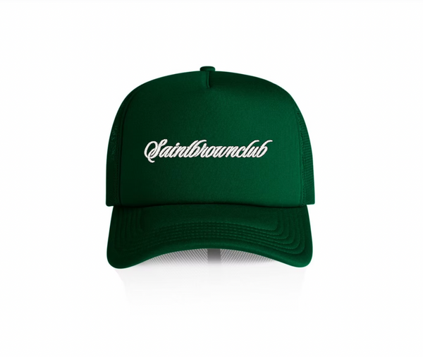 Foam Trucker Cap Pine Green × Off-White