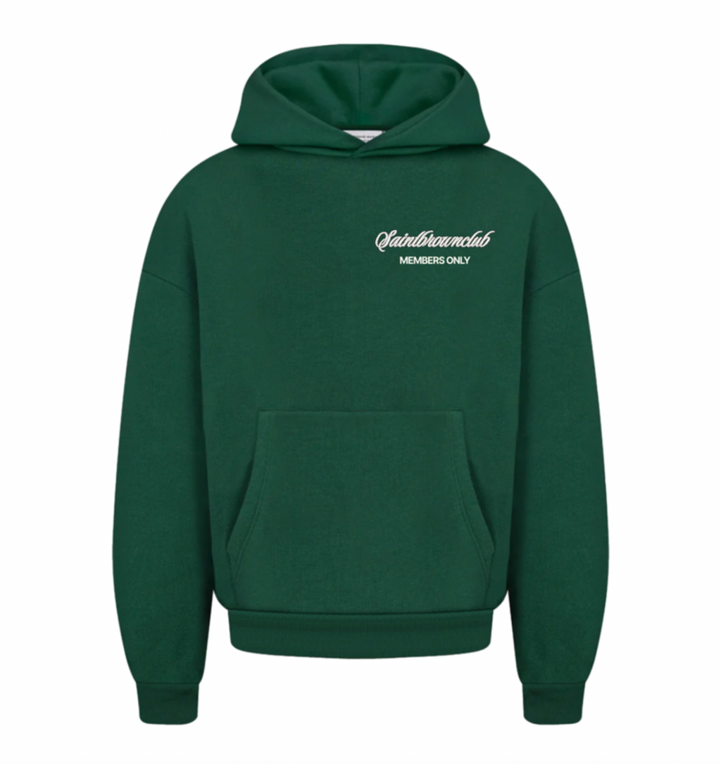 MEMBERS ONLY | Boxy Cropped Hood Pine Green image 1