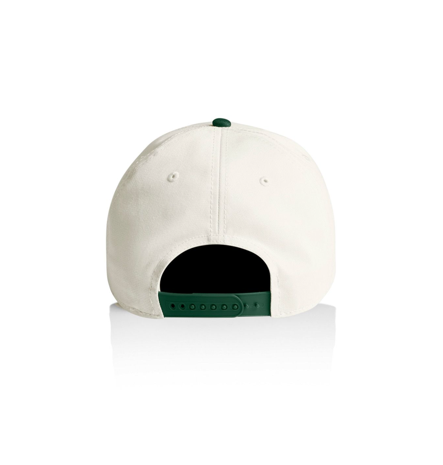 HOSBSOCIETY | Two Tone Society Cap –  Off-White / Forest Green image 1